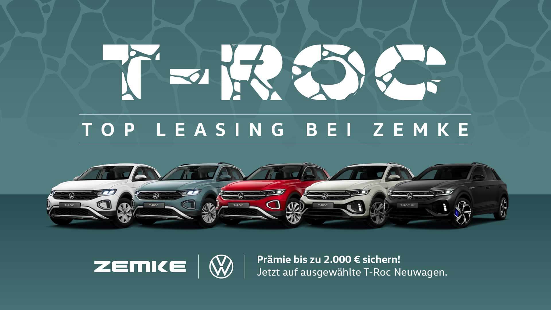 Unser TOP LEASING für den T-Roc