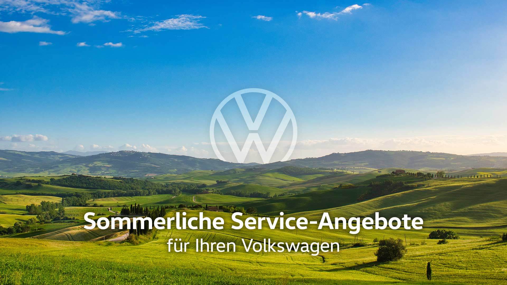 Volkswagen Service Angebote für den Sommer
